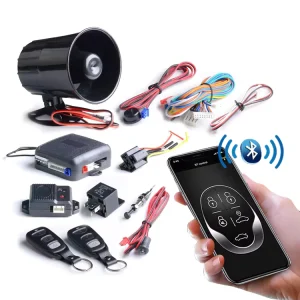 Remote Control Smart Car Alarm System BT Car Alarm With Phone APP Remote Control