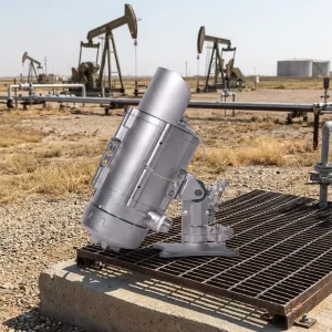 Remote Oil Field Methane Monitor with Laser Transceiver and Fixed Bracket CH4 Detector
