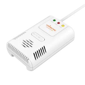 Residential Propane Lpg C3H8 Gas Leak Detector Alarm Shut Off Valve Relay Output Against Unwanted Alarms for House Security