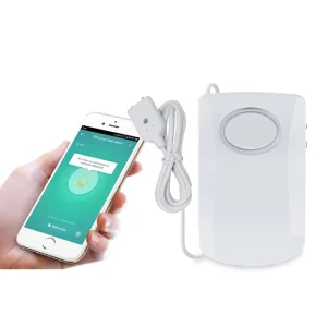 Residential Swimming 130Db High Sensitive Water Leak Sensor System Tuya Wifi Smart Water Pipe Leak Detector