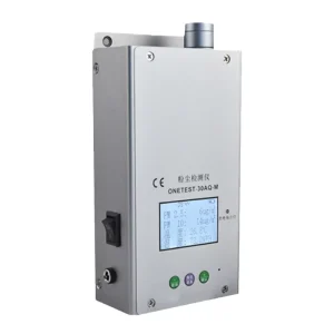Respirable Dust Detector PM2.5 PM10 Concentration Tester Handheld Dust Analyzer with Temperature and Humidity Monitoring