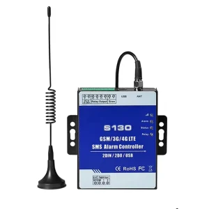 S130 GSM SMS Alarm Controller Remote Control Wireless 2G/4G GSM Relay Battery-Powered for Home Security Alarm System