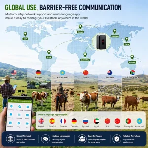 S15 Geo Fence Livestock Tracker 30k MAh 4G LTE IP68 GPS Collar for Cattle Escape Alerts and Ranch Safety