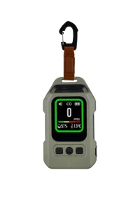 SB-9617 Portable 3-in-1 CO Detector with Torch, Temperature, and Humidity Display