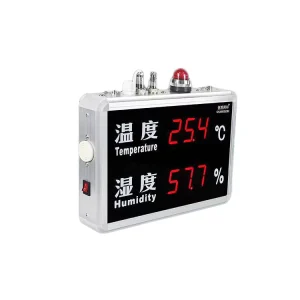 SEM287 Warehouse Large Screen LED Display Temperature and Humidity Gauge Sensor