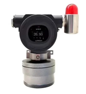 SG100-D Multi-Gas Fixed Sensor and Detector CO H2S LEL O2, IP68, Magnetic Control