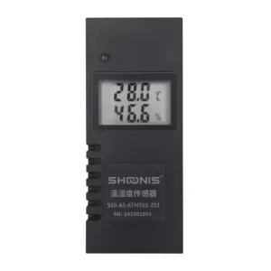 SHOONIS Temperature Humidity Sensors Ethernet Modular Accessory (RJ45 RJ11) Magnetic Wall Mounted Data Center Model