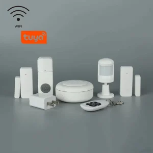 SLS WiFi Alarm System Smart Home Security Kit with PIR Motion Sensor Door Window Contact Sensor Doorbell and Remote Control