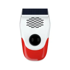 SMARSECUR CT90Y Home Burglar Security Alarm System Strobe Solar Siren Outdoor Waterproof Human PIR Motion Detector Plastic 6m