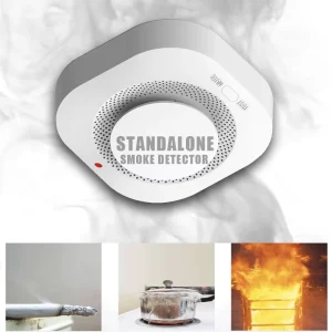 SMK-S11 Standalone Smoke Detector Sensor for Home Warehouse Security Smart Smoke Fire Alarm Replaceable