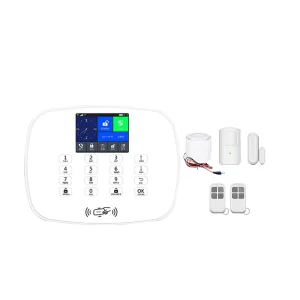 SMS Tuya Smart APP Alarm System with 4G WiFi IP66 Waterproof PIR Motion Sensor ABS Material Direct Phone Alerts