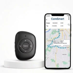 SOS Panic Button 4G Plastic Personal Safety Alarm with Fall Detection GPS for Senior Tracking LBS SOS Calling
