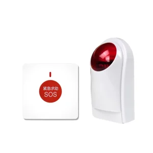 SOS Panic Button Alarm System 433MHz ABS Waterproof 300m+ Range Easy Installation Elderly Disabled Toilet Use