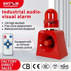ST-50X Audible Alarm System with Infrared Sensor Metal Construction for Home Security