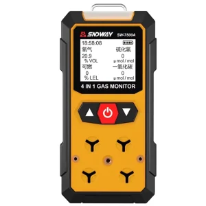 SW 7500A Gas Detector 4 in 1 CO H2S O2 Combustible Gas Sensor