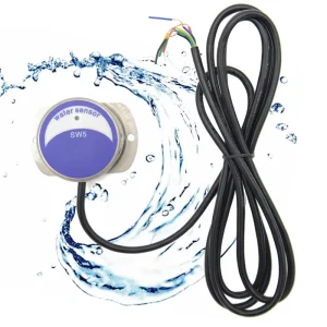 SW5 AC/DC 9-36V Industrial 304 Stainless Steel Water Leak Alarm Sensor with Dry Contact Output and Resistance Detection
