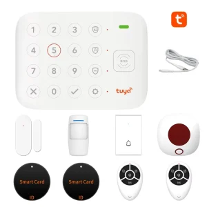 SecPanel 4 Burglar Security Alarm System Wireless 4G Smart Alarm System APP Remote Control Phone Call SMS Notification RF Card