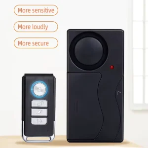 Secure Detector 110dB Burglar Alarm Vibration Sensor Home Security 433MHz Remote Window Car Motorbike Door Alarm