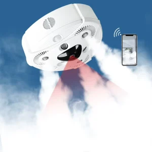 Security Gadget 12V Generador De Niebla De Seguridad Fogging System Compatible with CCTV Alarm Tuya App Antifurto Nebbia