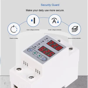 Self-Resetting Overvoltage and Undervoltage Protector Switch with Overload Current Limiting
