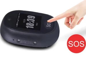 Senior Emergency 4G GPS Wearable Pendant with Fall Alerts, Two-Way Call, SOS Button, and WiFi