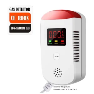 Sensitive Handheld Combustible Gas Leak Detector Methane Propane Natural Gas Alarm