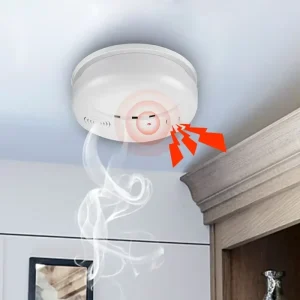 Sensitivity Strong Smoke Detector Alarm High Quality WINSTON WSTA 422W WiFi Enabled CE Certified Made in China