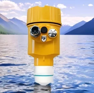 Shkeqi High Frequency 80G Stainless Steel Radar Level Meter Less Than 0.2% Accuracy Low Power Consumption Pulse Sewage Mud