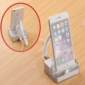 Single Anti Theft Alarm Security System Phone Holder Smartphone Alarm Device with Charger for Indoor Retail Displays