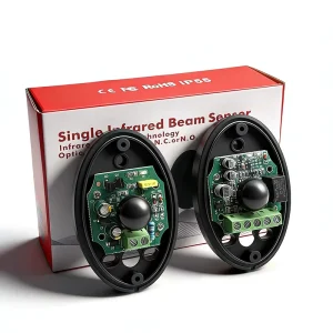 Single Infrared Safety Beam Photocell Sensor DC 12-24V IP55 Waterproof 20m Anti-Theft Alarm