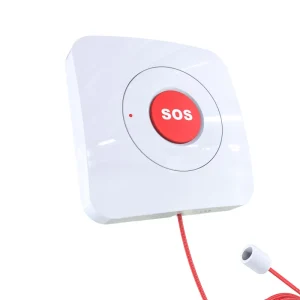 Small Life 433MHz Emergency Panic Button Portable Personal Life Alert SOS Alarm with APP 2 AAA Battery
