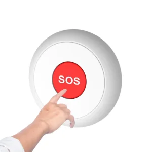 Small Wireless SOS Panic Button and Portable Personal Alarm for Elderly