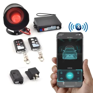 Smart Car Alarm Phone APP Control Car Alarm System BT Remote Control Car Alarm Security System