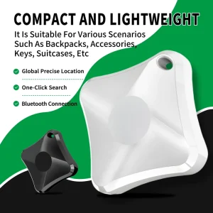 Smart GPS Tracker MFi Certified Waterproof Anti Lost Locator for iPhone GPS Navigation Find My Device Tracking Mobile