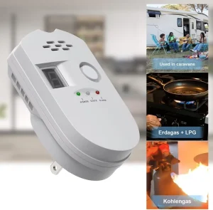 Smart Gas Alarm Sensor with Power, State, and Alarm Indicators