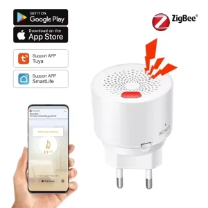 Smart Gas Monitoring Real Time Detection Voice Control Safeguard Your Home Tuya Zigbee Gas Detector Compatible Alexa Google Home