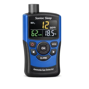 Smart Home Ammonia Gas Environment Monitor with Temperature Humidity Display for Poultry Farm Pig and Livestock Use Android