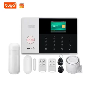 Smart Home App Control Tuya 2G GSM 4G WiFi DIY Security Alarm System Wireless+Wired Anti Theft Security Alarm Systems