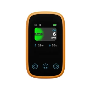 Smart Home CO Detector Carbon Monoxide Alarm Carbon Monoxide Detector with Built in Charging Battery