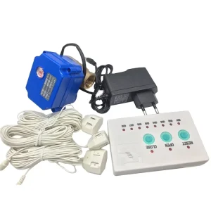 Smart Home Water Leak Detector Alarm with Auto Shut-Off Valve