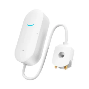 Smart Home WiFi Water Leakage Alarm Sensor Flood Overflow Detector Photoelectric Sensor White