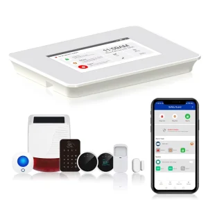 Smart House Security Wireless GSM WIFI Alarm System with Anti thief GPRS Alarm System Centering Monitor PC Software Remote
