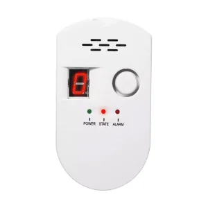 Smart LPG gas leak detector with voice alarm CE certified kitchen gas alarm