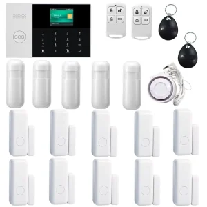 Smart Life App-Controlled Wireless WiFi GSM Home Alarm System