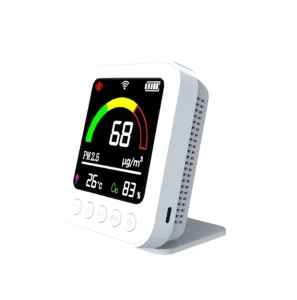 Smart Portable Air Quality Monitor TFZN ZG Real Time AQI PM2.5 TVOC Detector for Home Hotel Travel & Daily Use