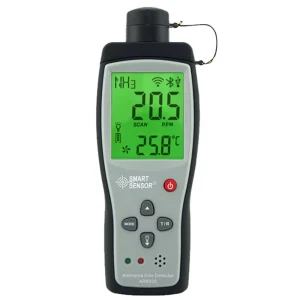 Smart Sensor Portable Digital NH3 Gas Leak Detector Farm Use Ammonia Meter High Accuracy Sound Alarm for Smart Farming Analyzers