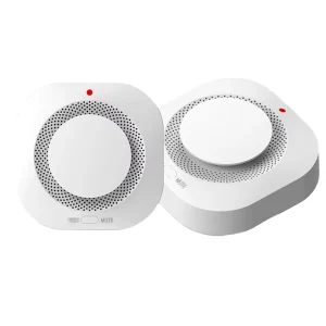 Smart Smoke Sensor Fire Alarm with App, 80 dB Alarm, Remote Control, and SMS Notification