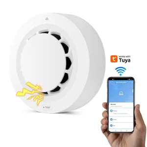Smart Smoke Sensor and Fire Alarm with 80dB Loud Alarm Sound
