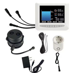 Smart Ultrasonic Time Alarm Water Level Indicator Contactless Monitoring System for Tank