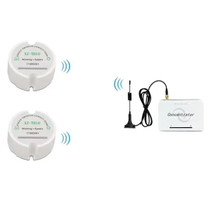 Smart Warehouse Plastic IP43 Rated OEM ODM Wireless Temperature Humidity Sensor Real Time Monitoring 5 Year Battery Life 1 Year